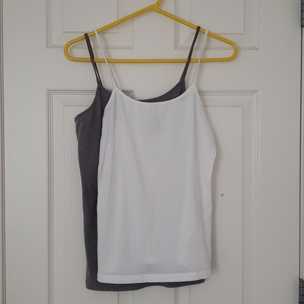 BUNDLE! White Cami and Gray Cami.